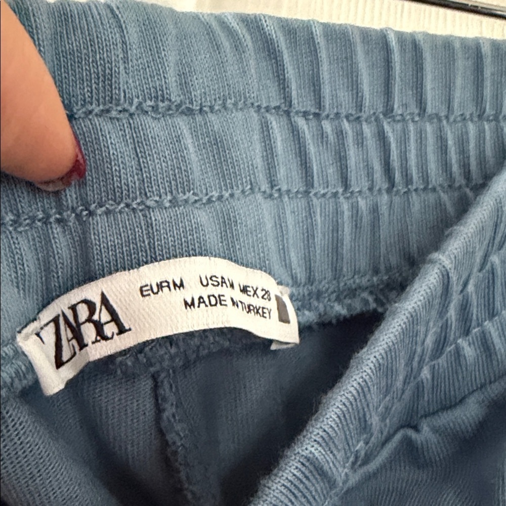 Zara Blue comfy top and pants set size M - Picture 8 of 10